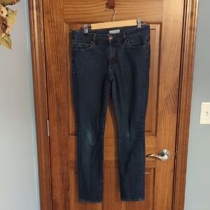 Loft Women's Curvy Skinny Dark Blue Jeans Sz 6